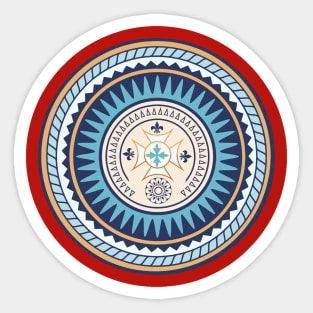 Mandala Meditation Yoga Circle Positive Vibe Sticker